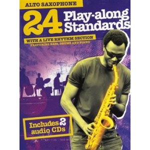 24 Play-along Standards para Saxofone Alto